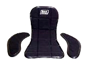 Three Piece Seat Upholstery, Black # KMSU
