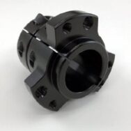 HUB REAR STD DOUBLE BOLT BLACK 12280