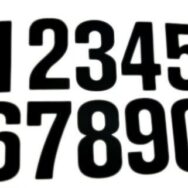 NUMBER 0 BLACK